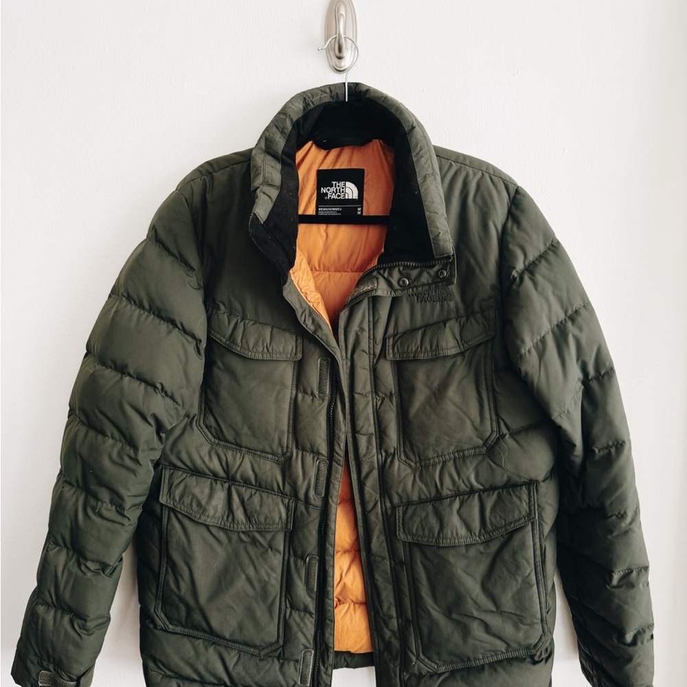 The North Face Men's Green Puffer Jacket